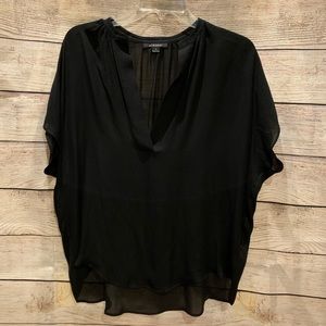 Acrobat Sheer Black Blouse